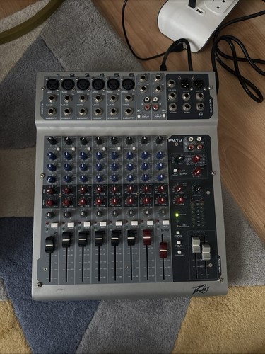 Peavey pv10 channel mixer - peavey,