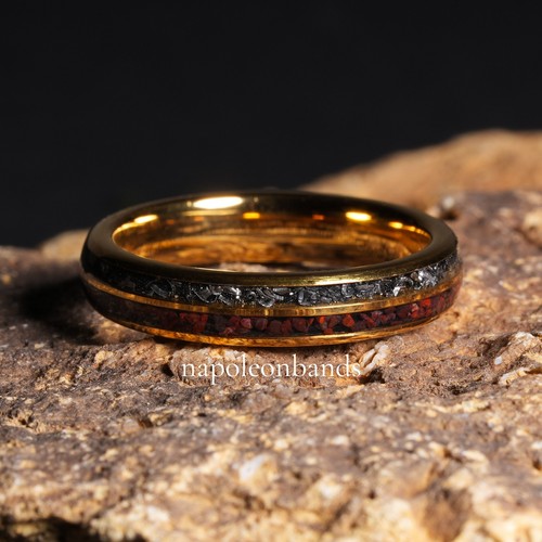 Yellow gold tungsten 4mm - yellow,