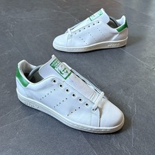 Vintage 1980s Adidas Stan Smith UK7.5 Made In France New OG 80s White Green Rare