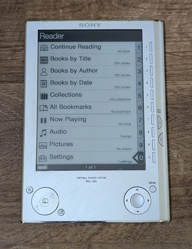 Sony reader prs - reader, 6-inch
