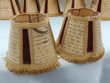 Pair Vintage Burgundy Velvet &