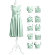 Infinity Multiway Bridesmaid Dress - Sage - One Size - 72 Ways To Style