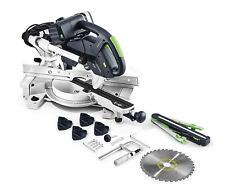 Festool Sliding Compound Mitre Saw with LED Spotlight KS 60 E-SET GB 110V 561693