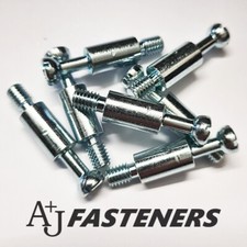 M6 X 30MM CAM DOWEL FIXINGS MAXIFIX - FLAT PACK FURNITURE IKEA FIXINGS ETC