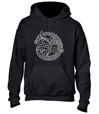 SERPENT CELTIC HOODY HOODIE VIKING ODIN THOR AXE LOKI RAGNAR COOL DESIGN