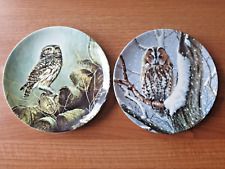 Danbury Mint Wedgewood Collectors Plates: "The Little Owl" & "I Spy"