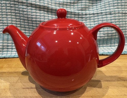 London pottery red globe - red, 4-cup
