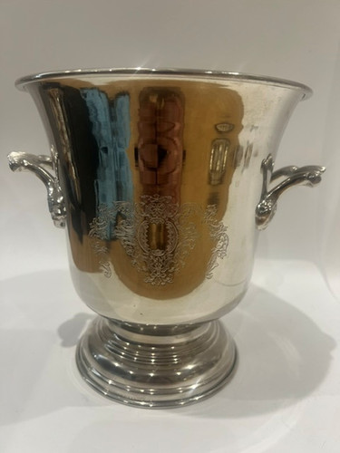 Silver plated champagne - plated, cooler
