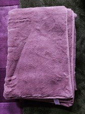 Brand New Dunelm Purple Blanket Throw