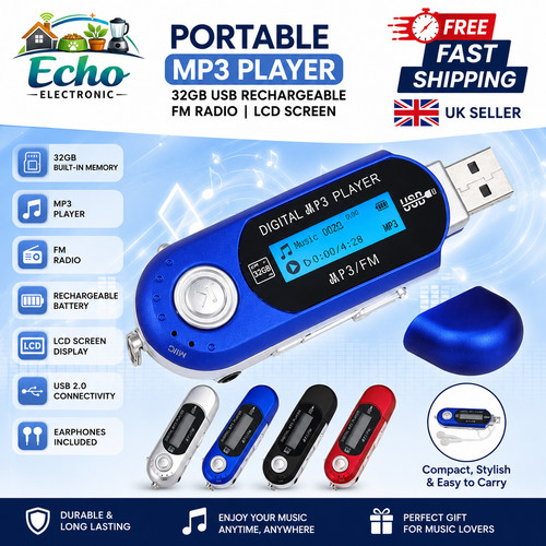 Portable mp3 player 32gb usb - portable,