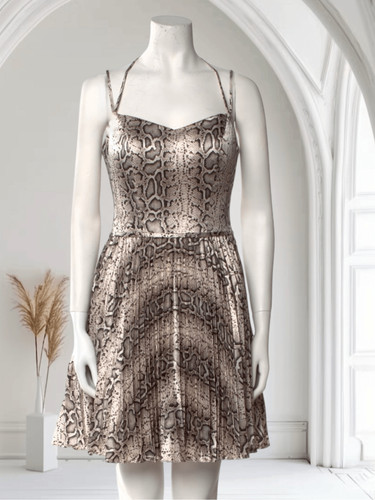 Jovani snake print short - jovani,