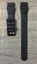 TAG Heuer 18mm Formula 1 Black Rubber Replacement Strap for Mid-Size Watches.