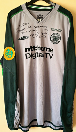 Celtic umbro signed - signed, long