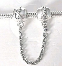 Genuine Pandora Bracelet Safety Chain - Silver Family Forever Design S925 ALE