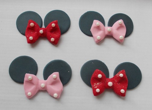 Edible sugar icing minnie - sugar,