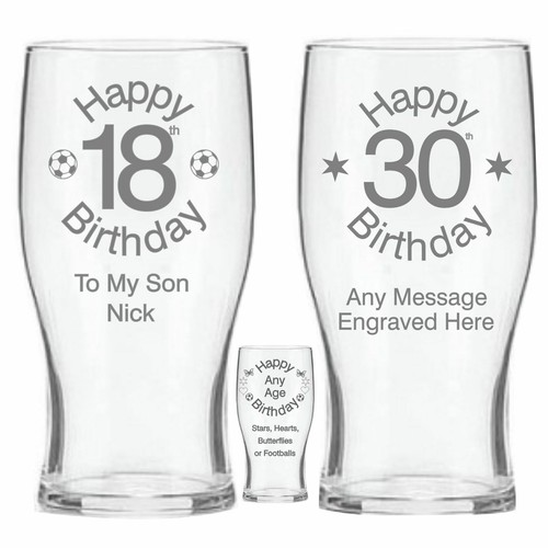 Personalised 18th 21st - , 30th
