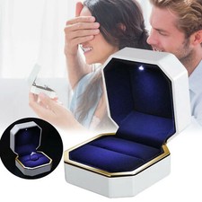 Diamond jewelry ring - box, led