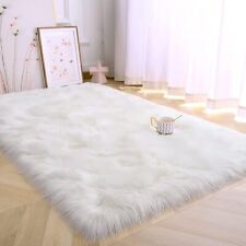 Extra Large Soft Fluffy Faux Fur Sheepskin Rug Warm Floor Carpet Mat Thick Decor