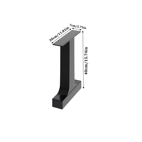 Pair h i shape metal - of,