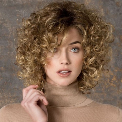 Hair curly wigs short - hair, wave