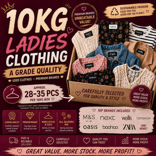 10kg ladies clothing - 10kg,