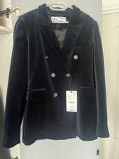 Zara DOUBLE-BREASTED VELVET