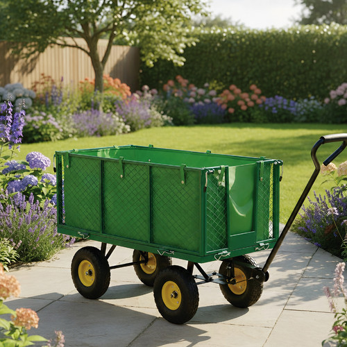 Garden trolley with liner - trolley,