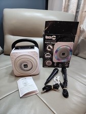 RockJam Karaoke Machine With 2 Microphones,  & USB Charger