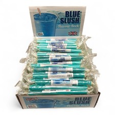 Blue Slush Rock Stick Handmade Uk Made British Traditional Candy Sweet Wholesale