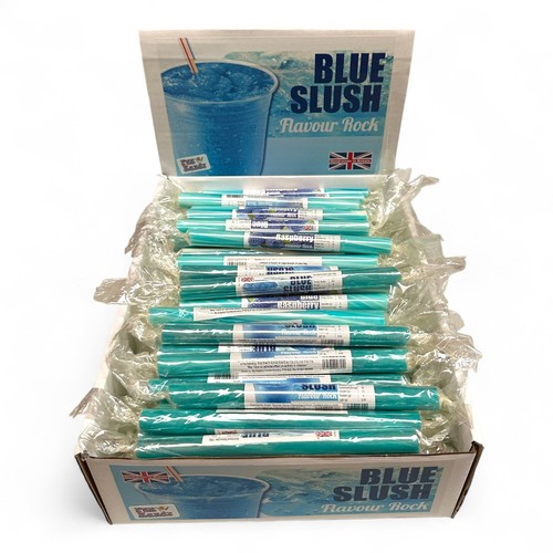 Blue slush rock stick - slush, handmade