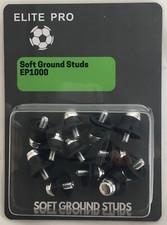 Football Studs Black Soft Ground SG Set of 12 Elite Pro UK Seller