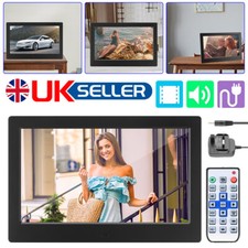 10.1 Inch Digital Photo Frame Desktop Electronic Album IPS Christmas Gift UK