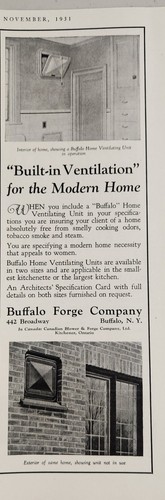 1931 print buffalo forge - buffalo,
