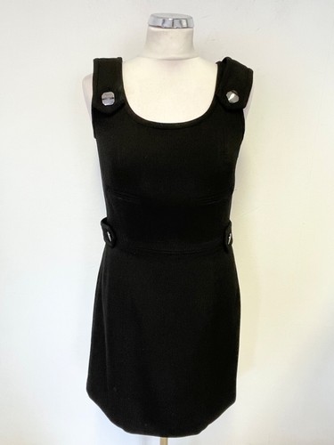 Jesire black scoop neck tabbed - jesire,