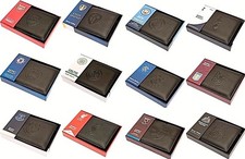 DEBOSSED CREST LEATHER