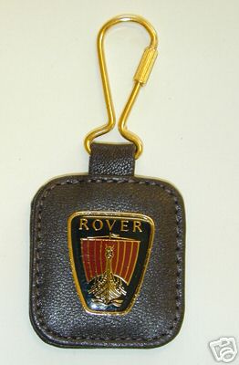 Rover leather keyfob brand - rover,