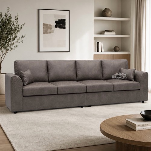 Oakley brown seater sofa - brown,