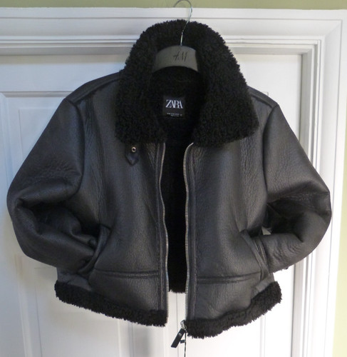 Ladies black zara faux - ladies,