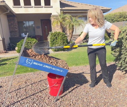Dirt screen for garden - dirt, compost