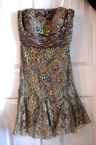 Jovani strapless lace - jovani,
