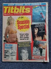 Titbits Magazine No. 4th - 10th May 1978 Signed by G Boycott Cricket, Kate Bush