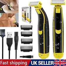 Full Body Washed Wet and Dry Shaver,Men's Electric Shaver Rotary Facial-Shaver--