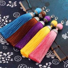 5X Large Silky Tassels Key Set