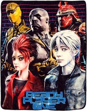 Disney's Ready Player One, "Treasure Hunters" Micro Raschel Throw Blanket