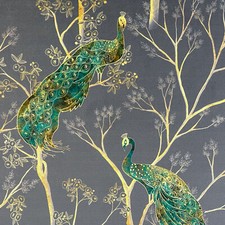 Luxury Super Soft Velvet Fabric by the Metre / Half Metre - Peacock Grey