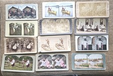 Lot Of 12 Antique Stereoview