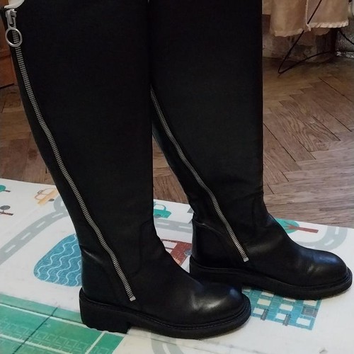 Women ash seven boots black - seven,