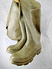 CEBO Vintage Czechoslovakian Rubber Waders | Size UK 8/EU 42‑43 | Heavy Duty