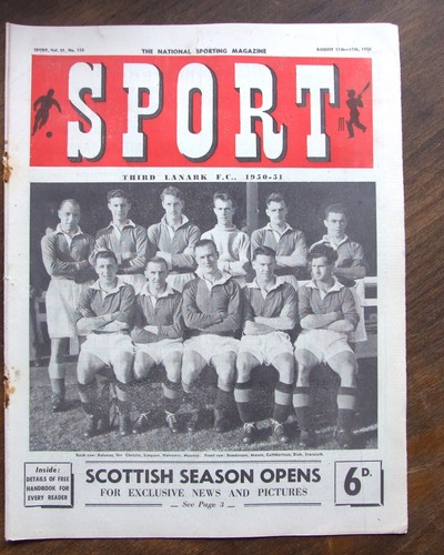 Vintage sport magazine august - sport,