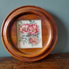 Original Framed Watercolour Roses By Ann Blockley